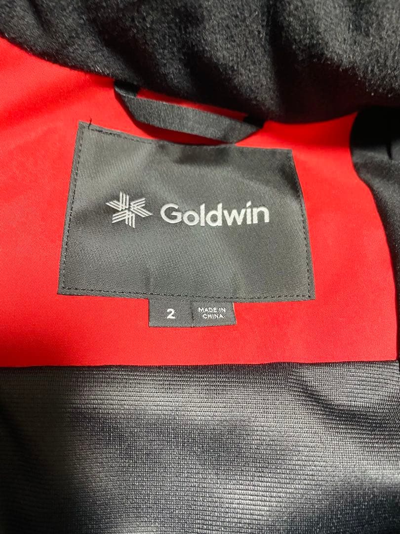 Goldwin 赤 フード付きスキーウェア 上下セット