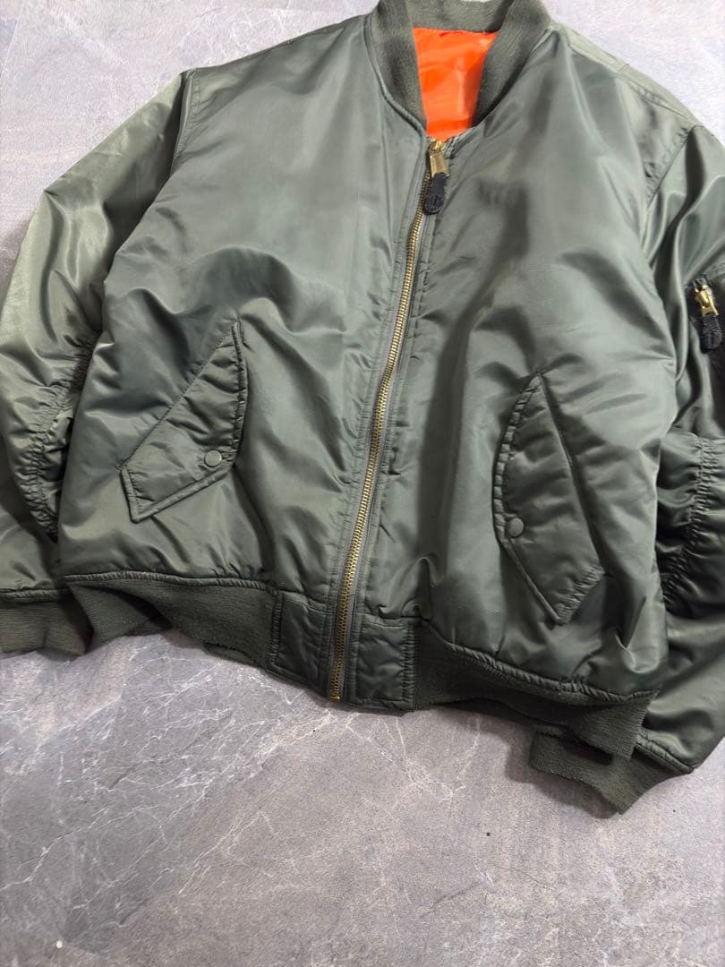 ジャケット・アウター 00s unknown ma-1 bomber flight jacket