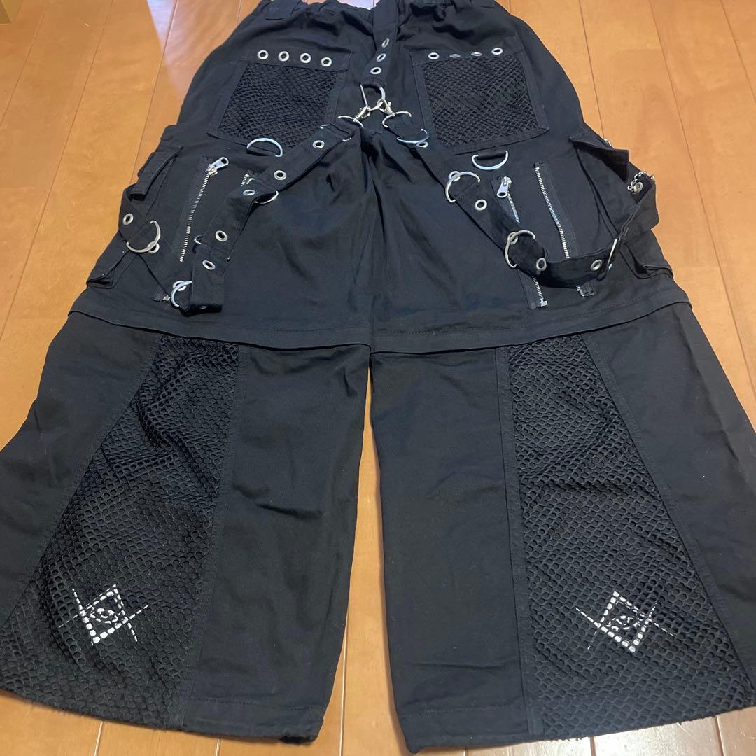 REFLEM 2wayブラックカーゴパンツ