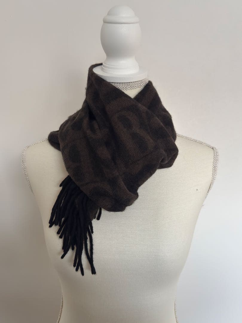 な*ん様 Burberry バーバリー　Bロゴ　マフラー　カシミヤ