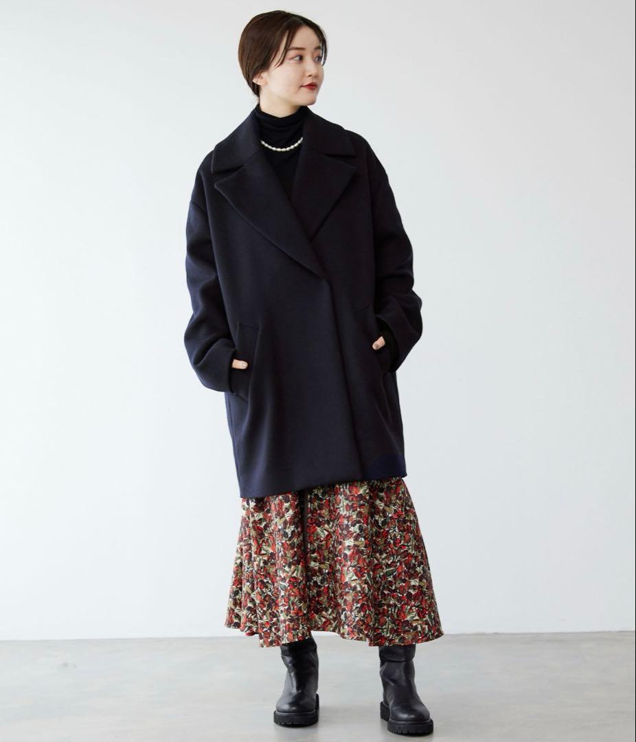 IENA MANTECO コクーンショートコート