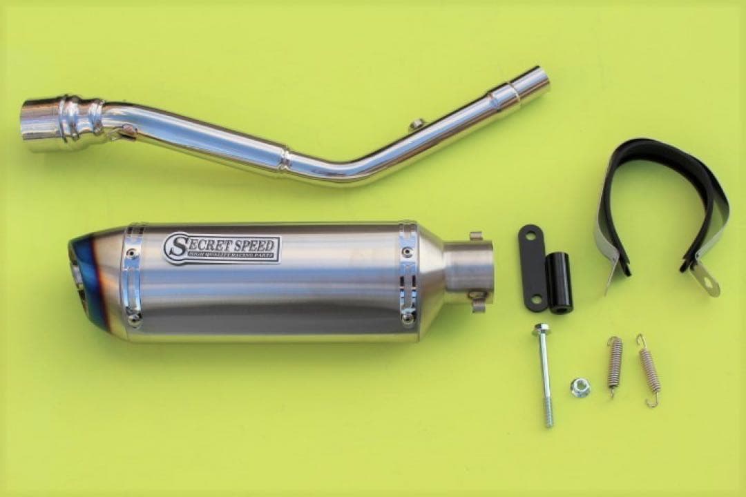 ヤマハ XTZ125 スリップオンマフラー　SECRET SPEED モタード