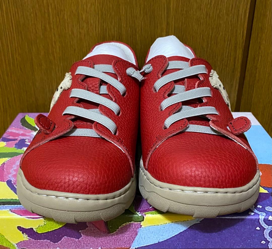 未使用　エスタシオン Estacion 犬モチーフシューズ