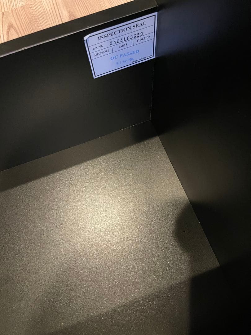 ニトリ リガーレ 組み合わせキッチンボード　ブラック