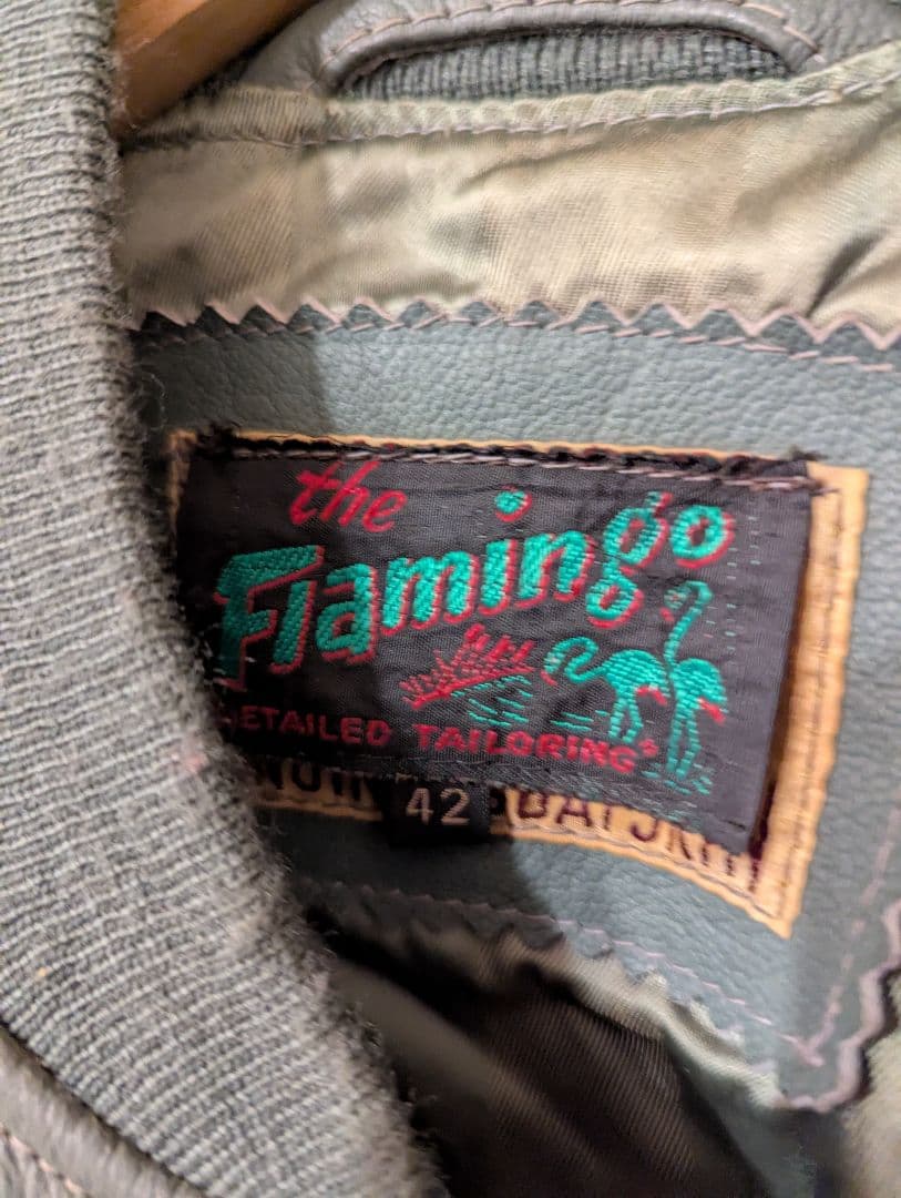 ザフラミンゴ希少A2 size42 ゴートスキンデッキジャケット