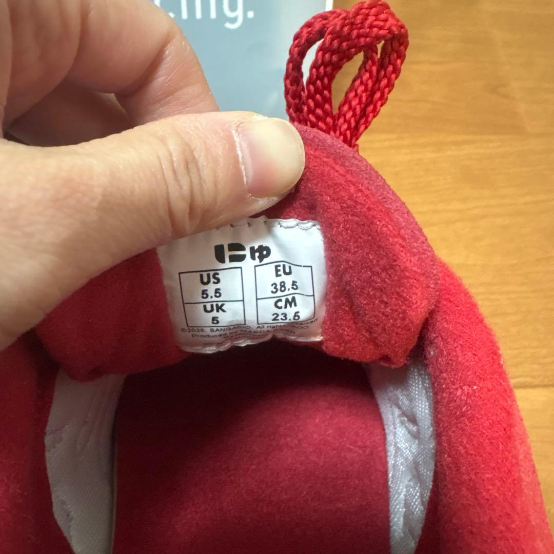 Sangacio レッド スニーカー