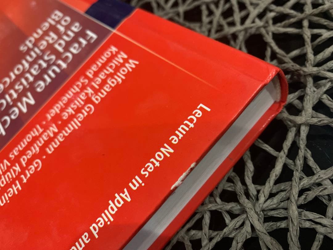 Fracture Mechanics and Statistical 洋書　レア