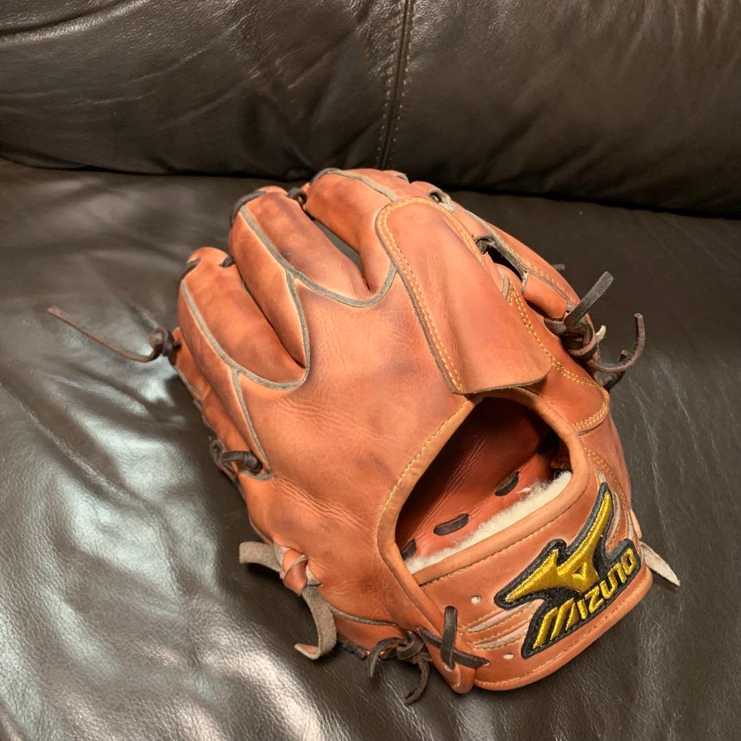 コ*ー様 ミズノプロ　硬式投手用グローブ　ノースヨーロピアンキップレザー