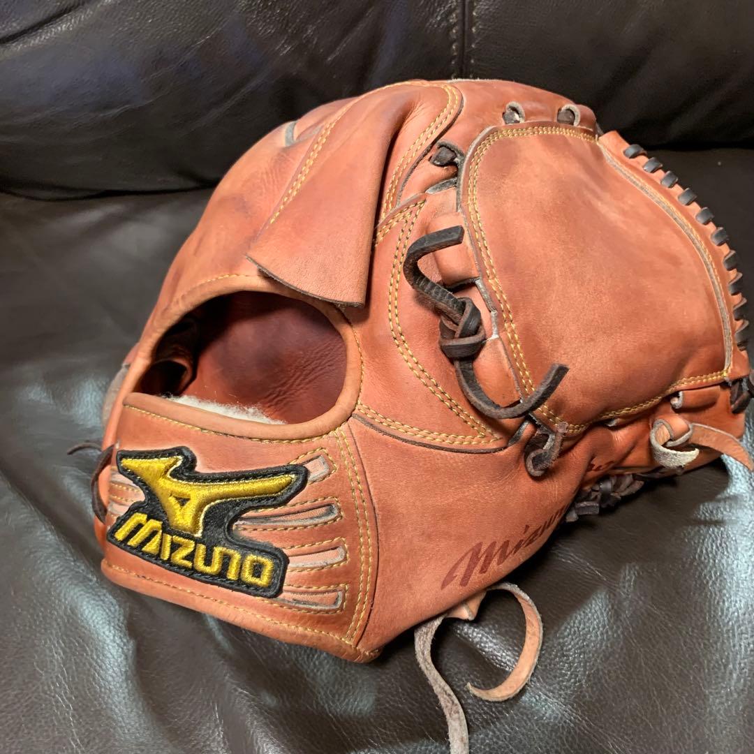 コ*ー様 ミズノプロ　硬式投手用グローブ　ノースヨーロピアンキップレザー