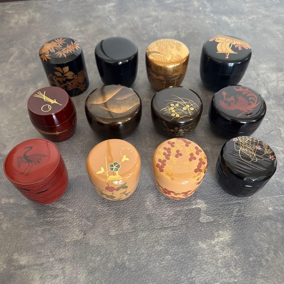C*I様 茶道具 棗 蒔絵 12点 まとめ売り