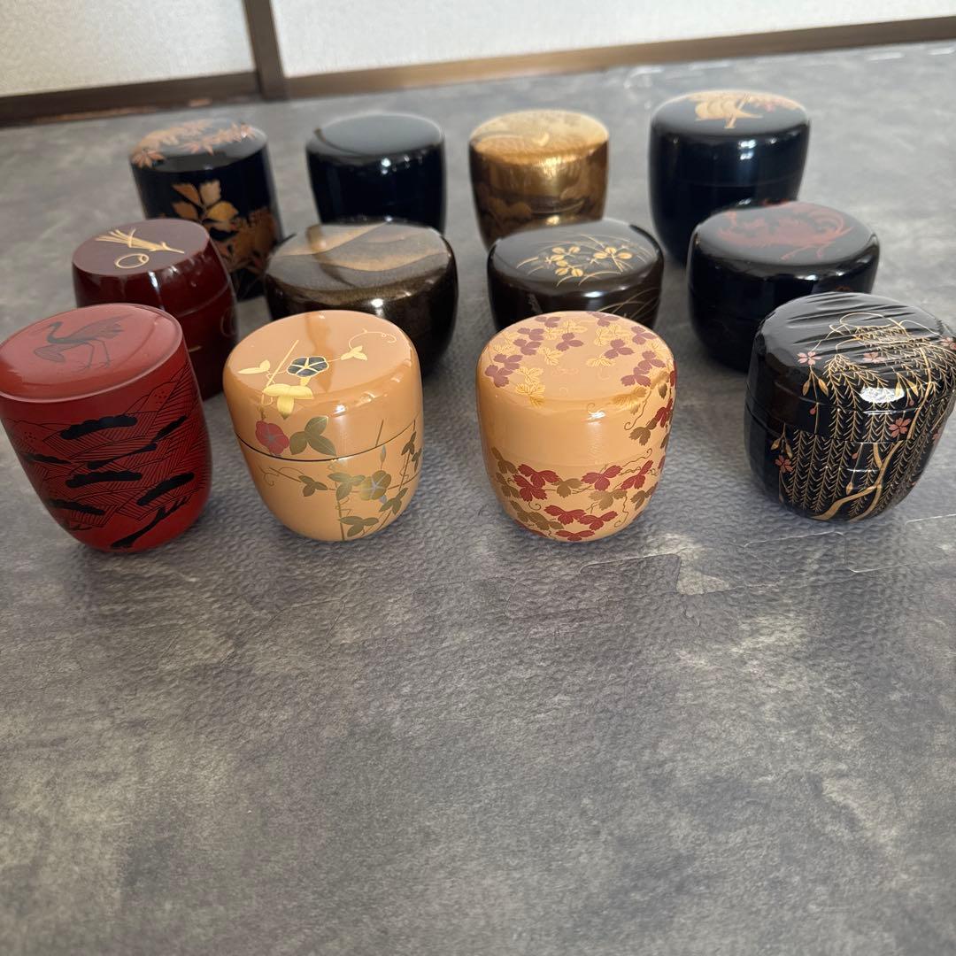 C*I様 茶道具 棗 蒔絵 12点 まとめ売り