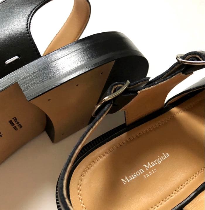 新品/42 メゾン マルジェラ TABI 足袋 タビ サンダル ブラック 黒