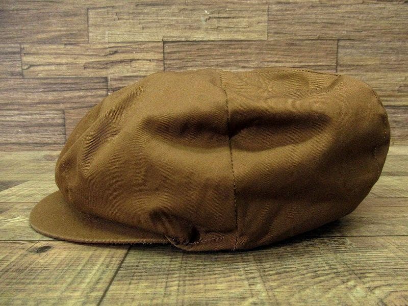 試着のみ キジマタカユキ E-007A コットンギャバジン キャスケット 茶 3