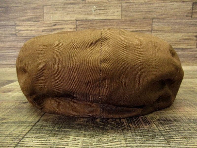 試着のみ キジマタカユキ E-007A コットンギャバジン キャスケット 茶 3