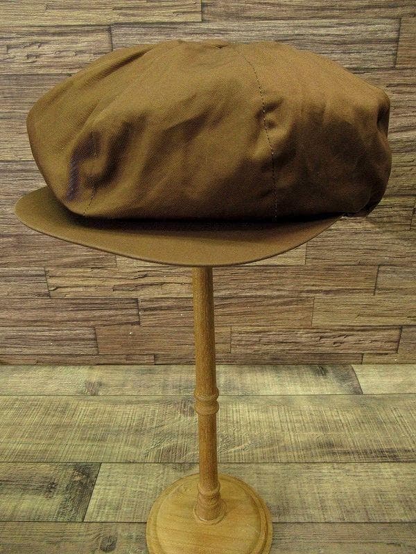 試着のみ キジマタカユキ E-007A コットンギャバジン キャスケット 茶 3