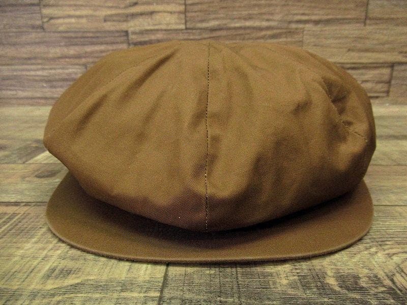 試着のみ キジマタカユキ E-007A コットンギャバジン キャスケット 茶 3