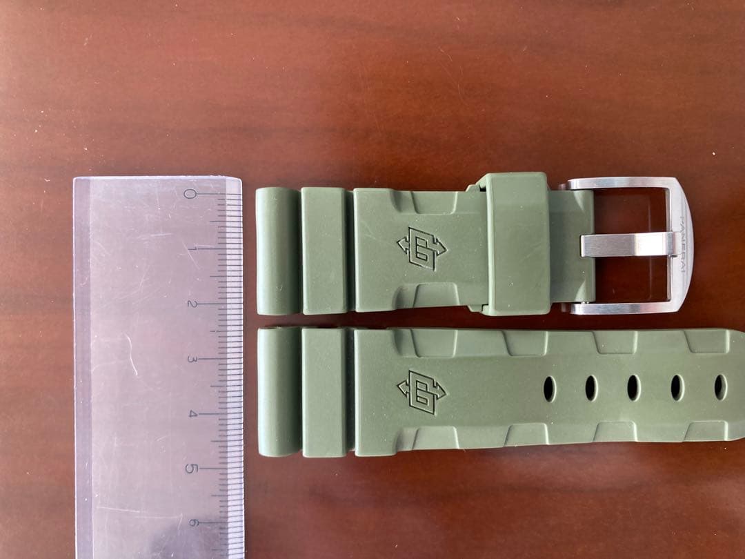 PANERAI （パネライ）純正ラバーベルト&純正ピンバックル