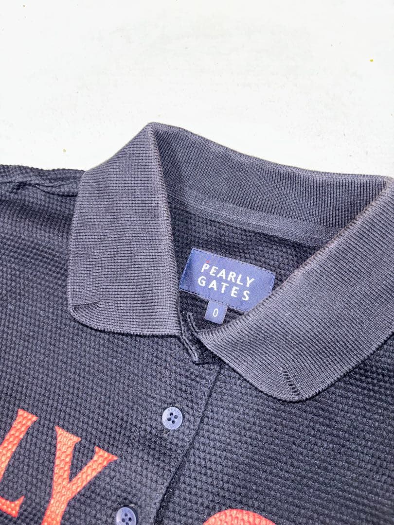 （超美品）パーリーゲイツ、メゾンロゴシリーズ、セットアップ、サイズ上0、下1