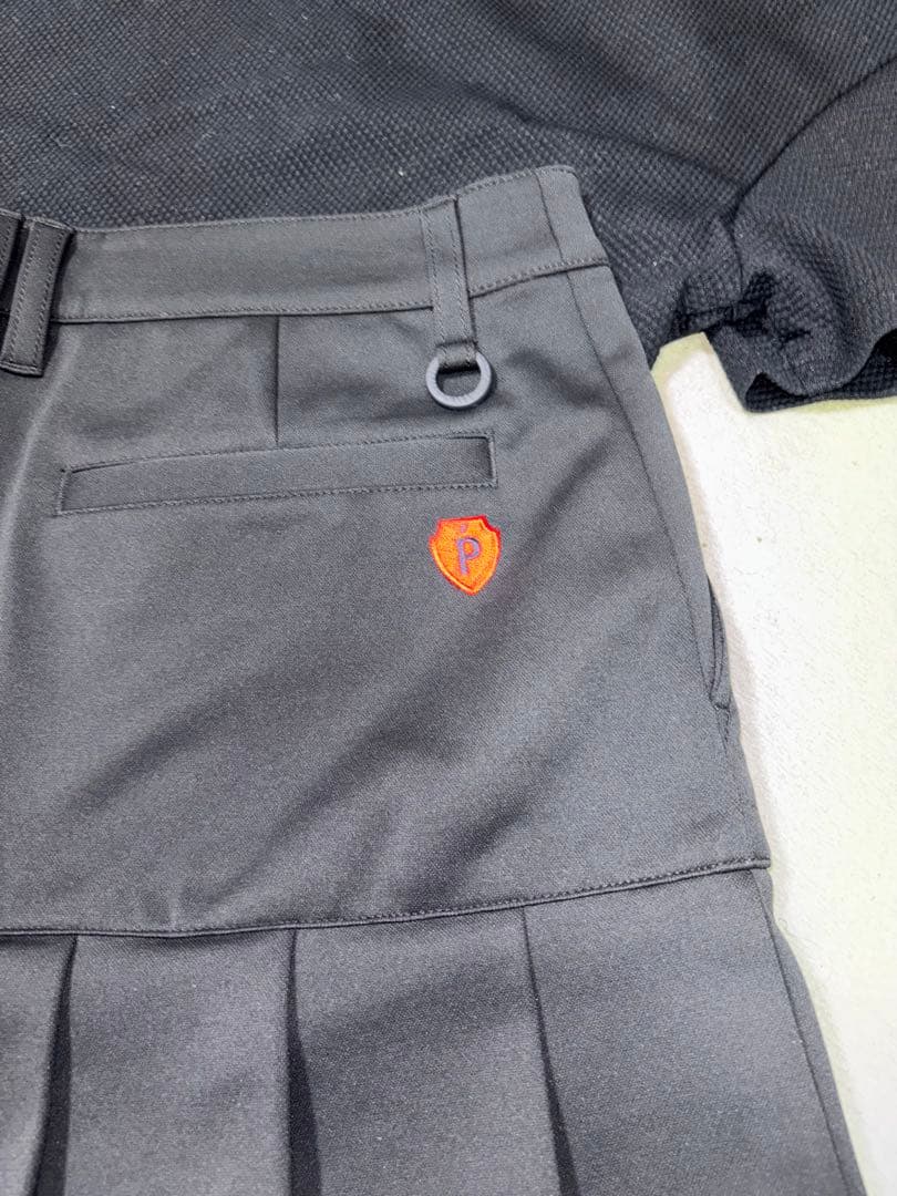 （超美品）パーリーゲイツ、メゾンロゴシリーズ、セットアップ、サイズ上0、下1