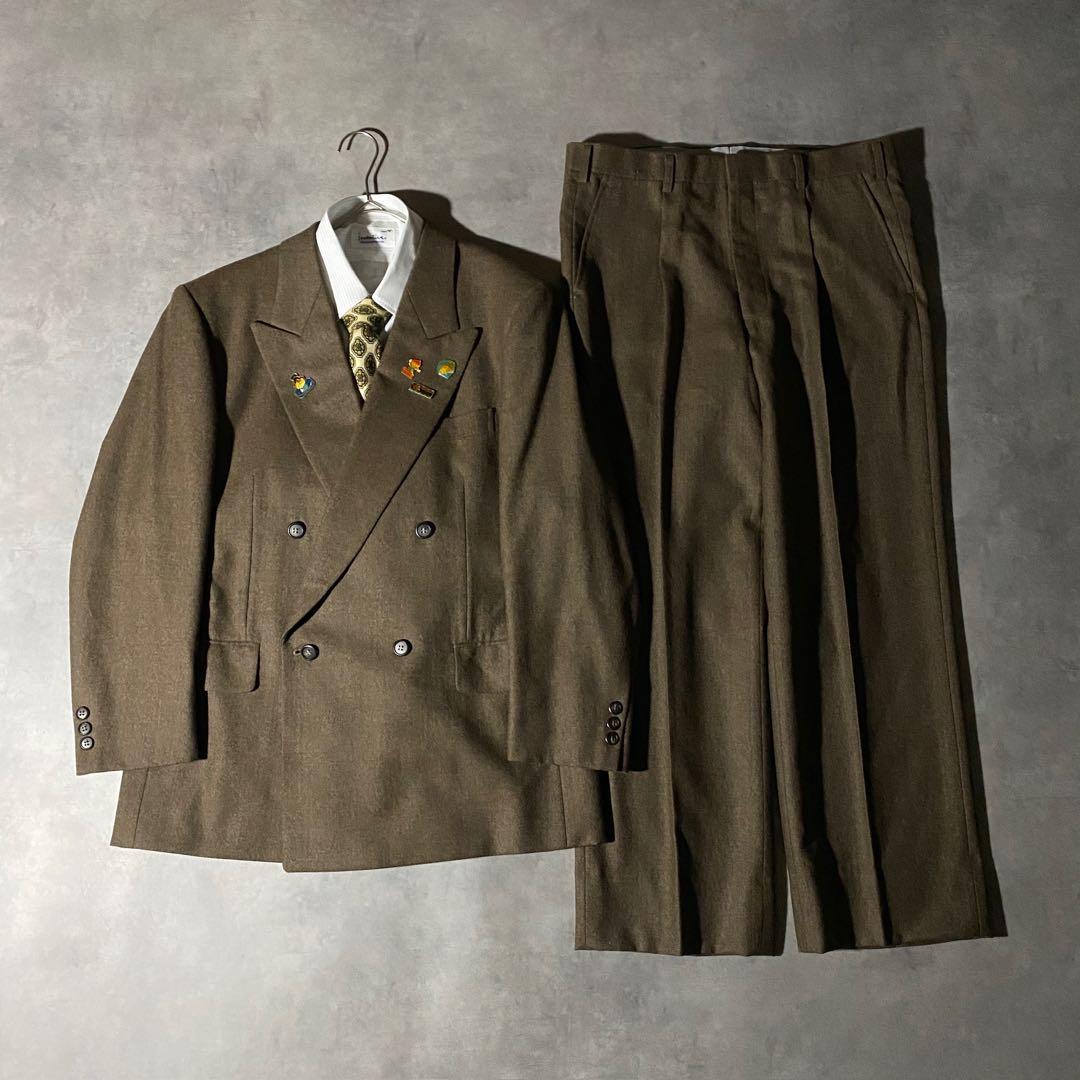 90s vintage レトロセットアップ スーツ ピンズ No.193成人式