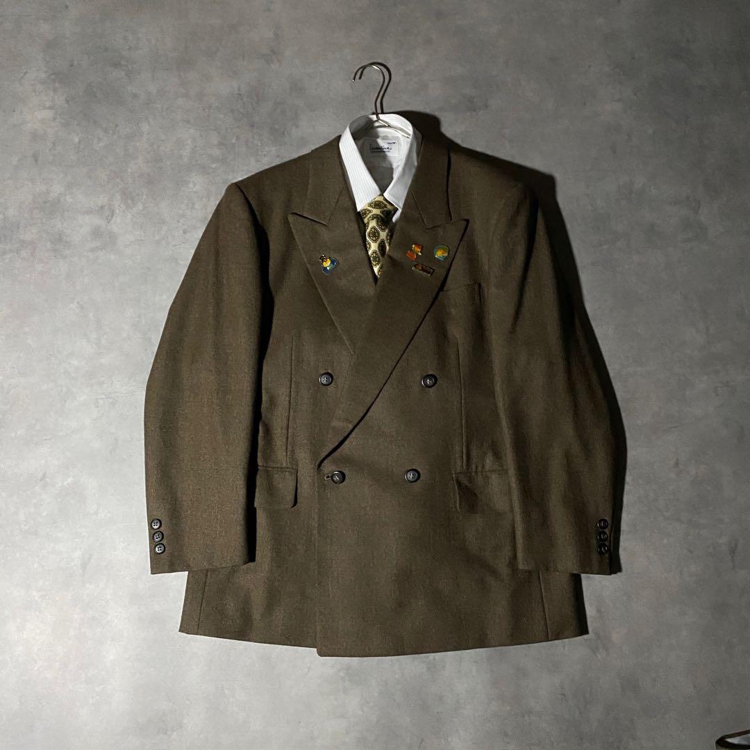 90s vintage レトロセットアップ スーツ ピンズ No.193成人式