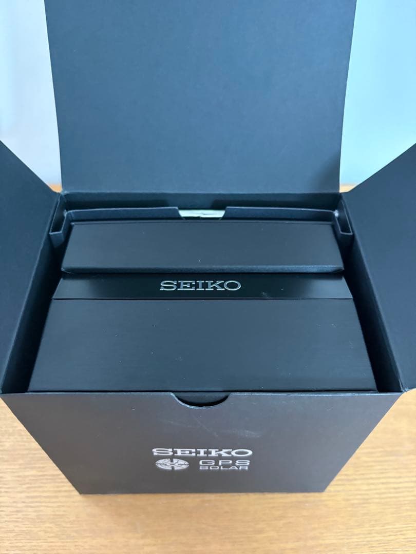 美品 SBXD005 ASTRON/アストロン 黒文字盤 ソーラーGPS衛星電波