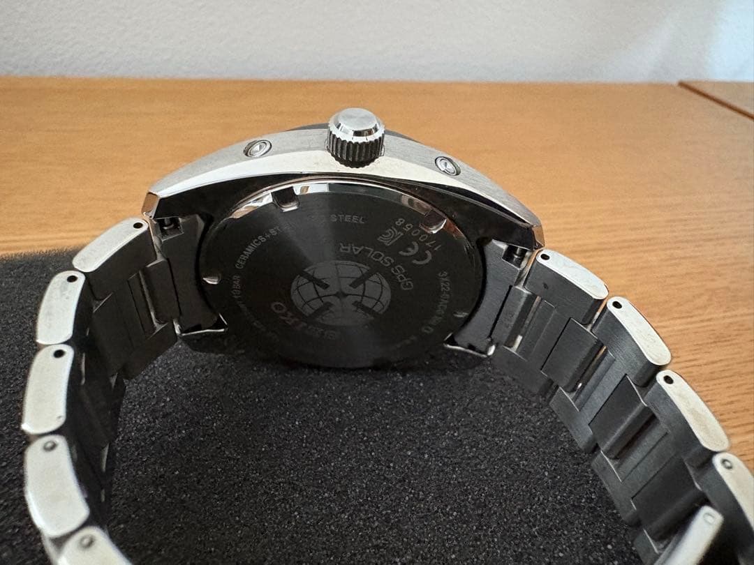 美品 SBXD005 ASTRON/アストロン 黒文字盤 ソーラーGPS衛星電波