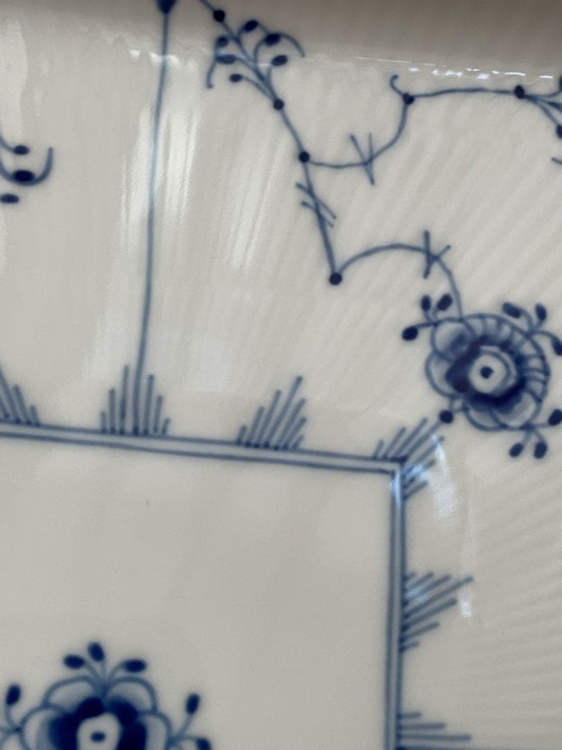 【新品】ロイヤルコペンハーゲン スクエアデイッシュ プレイン 20cm ２枚