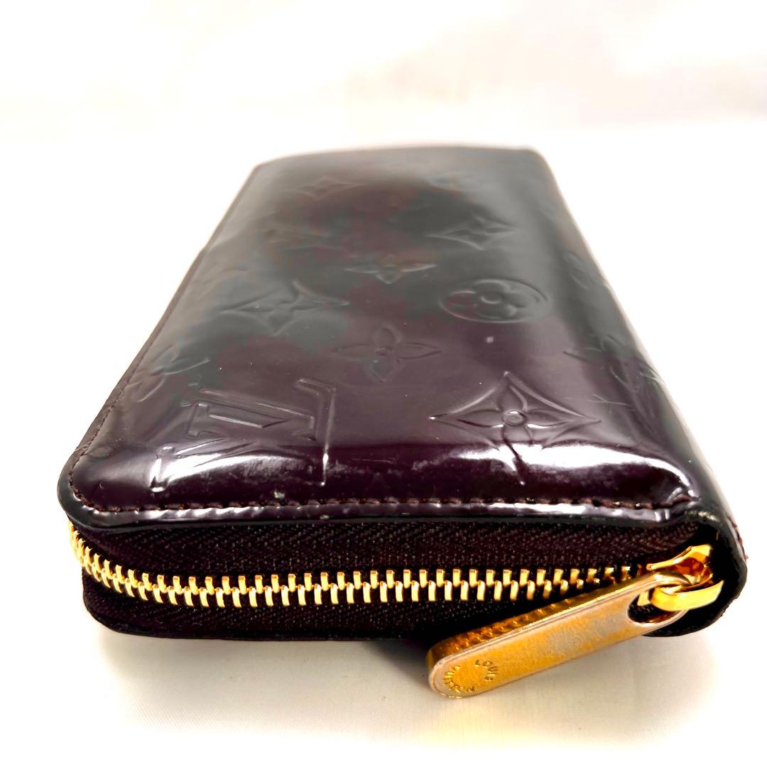 ルイヴィトン ヴェルニ アマラント ジッピーウォレット M93522 モノグラム