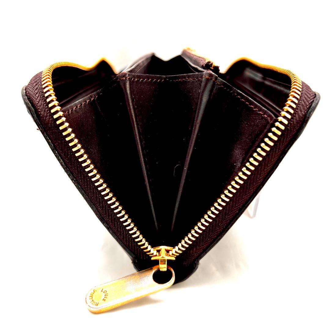 ルイヴィトン ヴェルニ アマラント ジッピーウォレット M93522 モノグラム