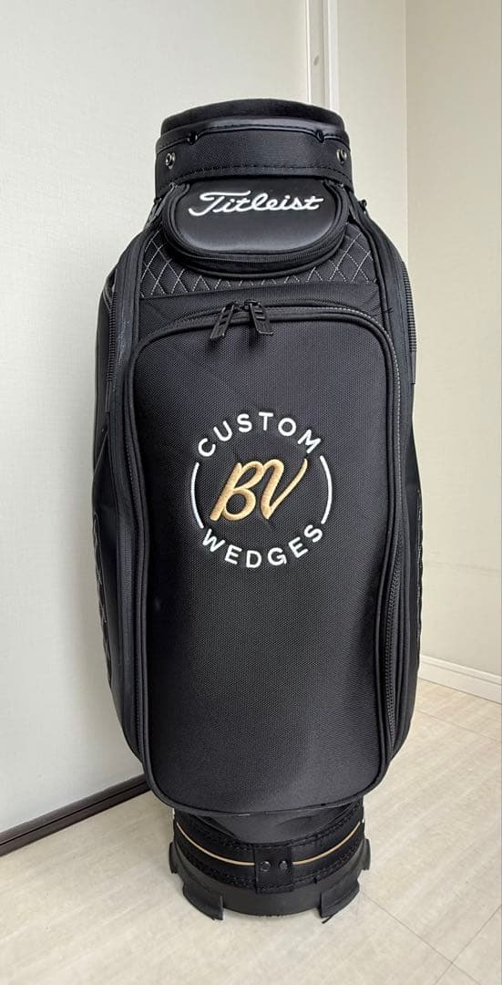 【良品⭐︎限定品】タイトリスト　キャディーバック　VOKEY 黒　ゴールド