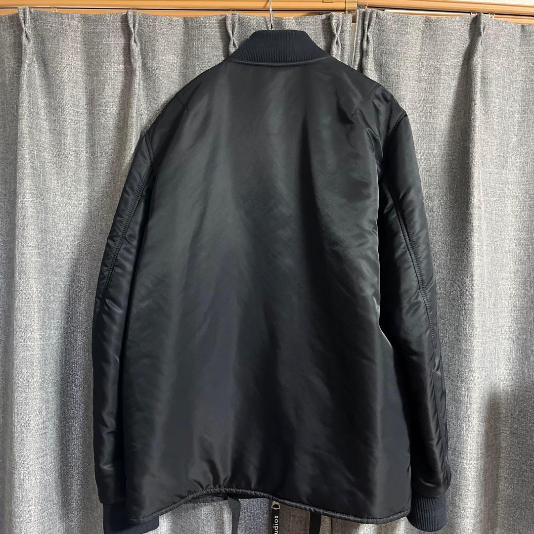 Acne Studios ブラック MA-1 フライトジャケット