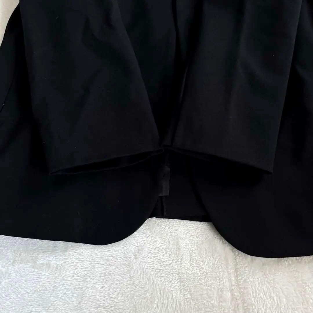 ごうCRONOS ノーカラージャケット 42 XL 黒 テーラード