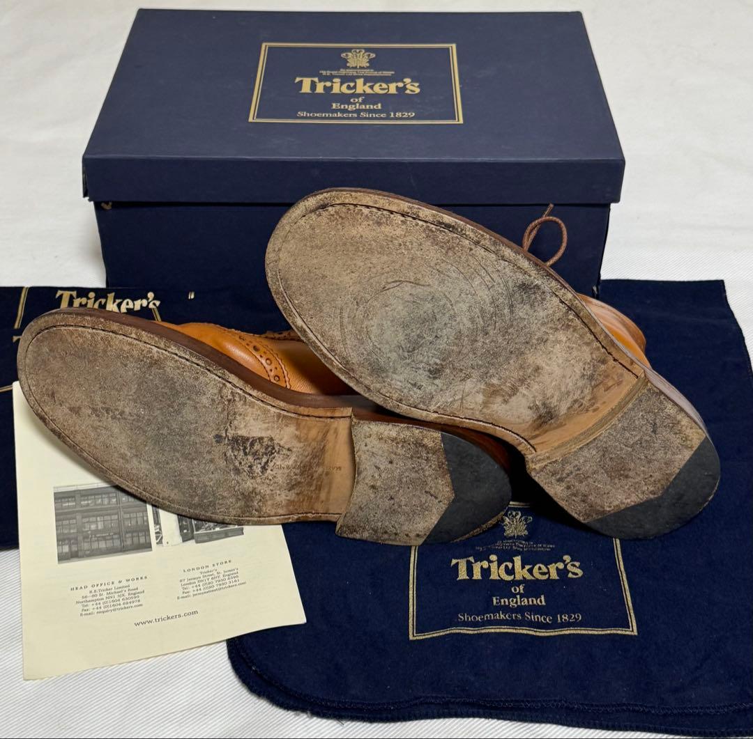 ◆イギリス製【25.5cm】Tricker's◆美品『MOLTON・ブーツ』◆