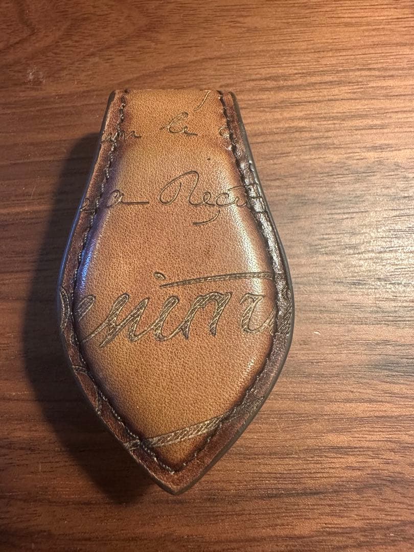 BERLUTI ベルルッティ　レザー マネークリップ
