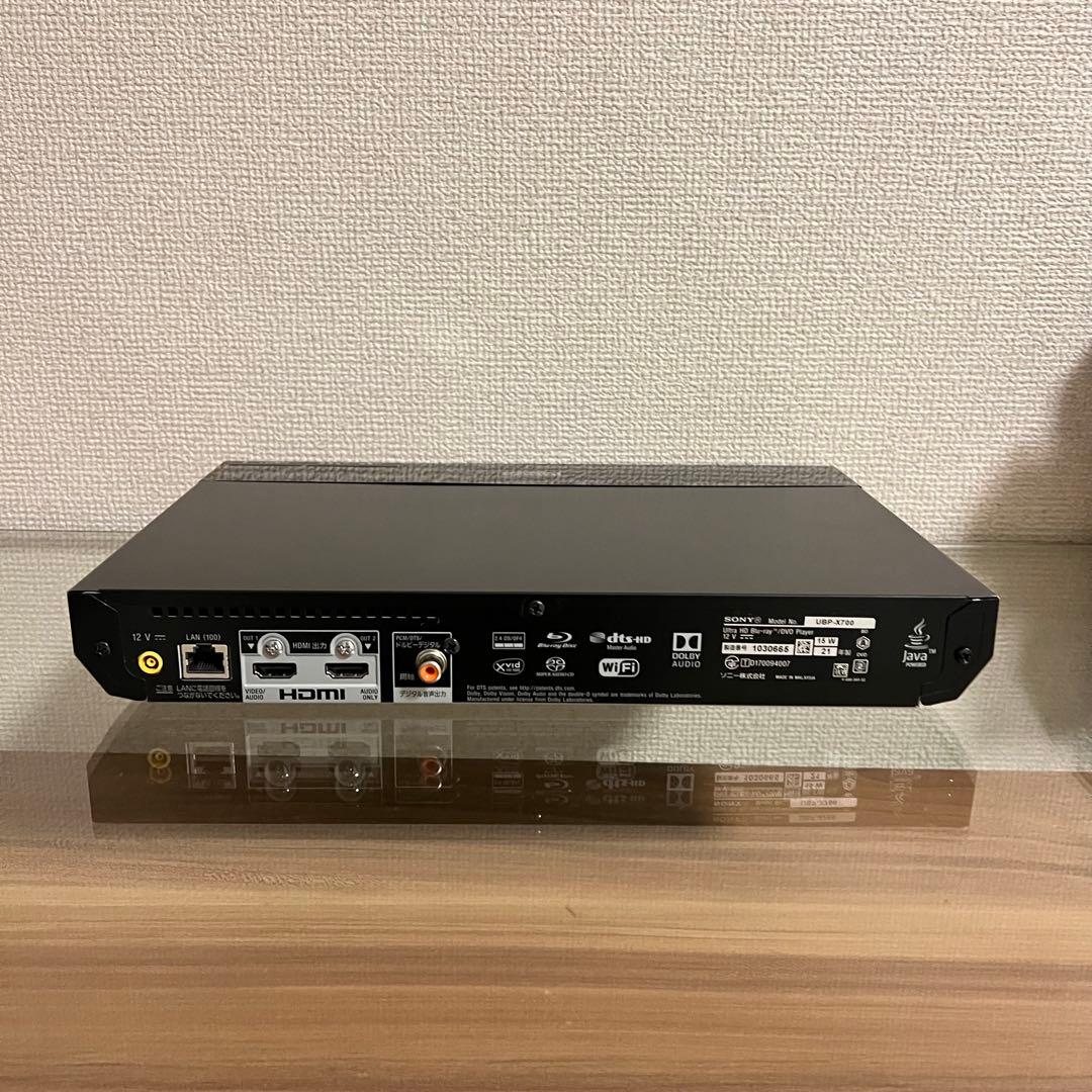 【美品】SONY UBP-X700 Ultra HD ブルーレイプレーヤー