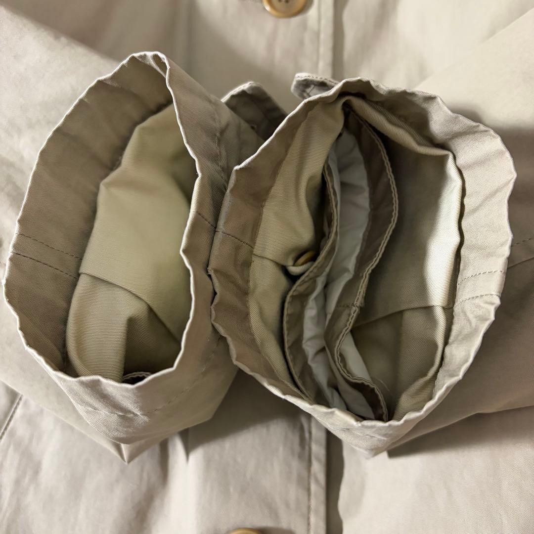 エムエイチエル　MHL. ステンカラーコート 2wayダウンライナー ベージュ