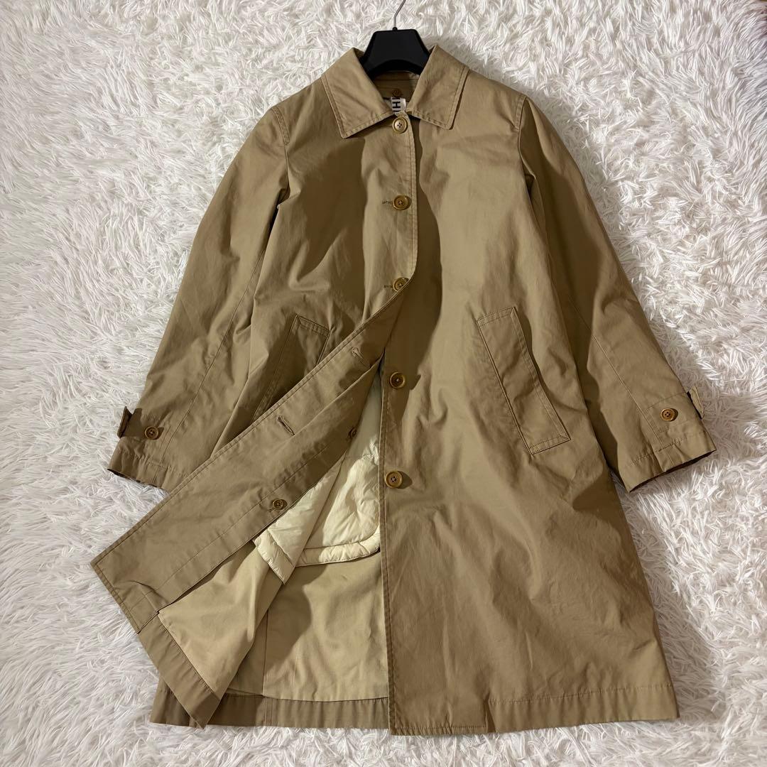 エムエイチエル　MHL. ステンカラーコート 2wayダウンライナー ベージュ