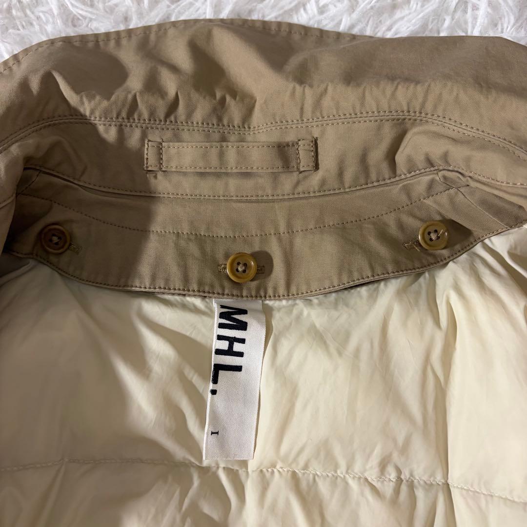 エムエイチエル　MHL. ステンカラーコート 2wayダウンライナー ベージュ