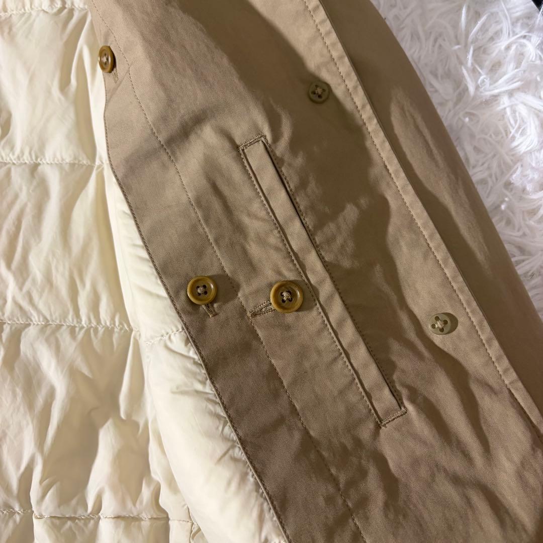 エムエイチエル　MHL. ステンカラーコート 2wayダウンライナー ベージュ