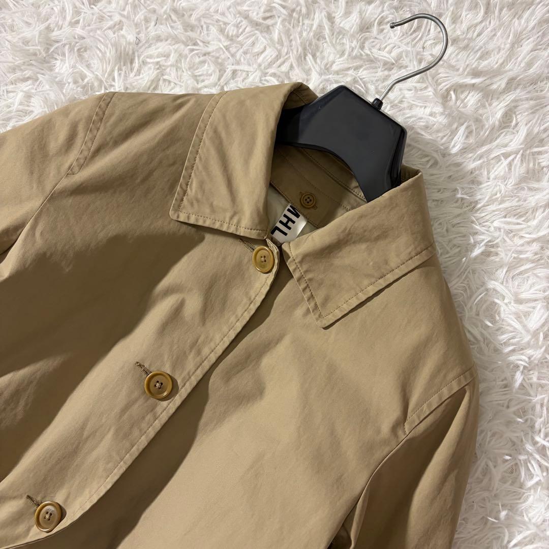 エムエイチエル　MHL. ステンカラーコート 2wayダウンライナー ベージュ