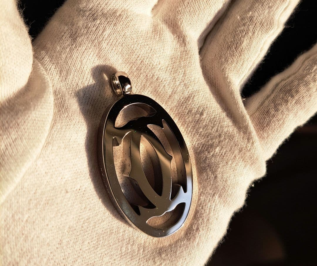 【美品】Cartier カルティエ 2Cロゴ チャーム