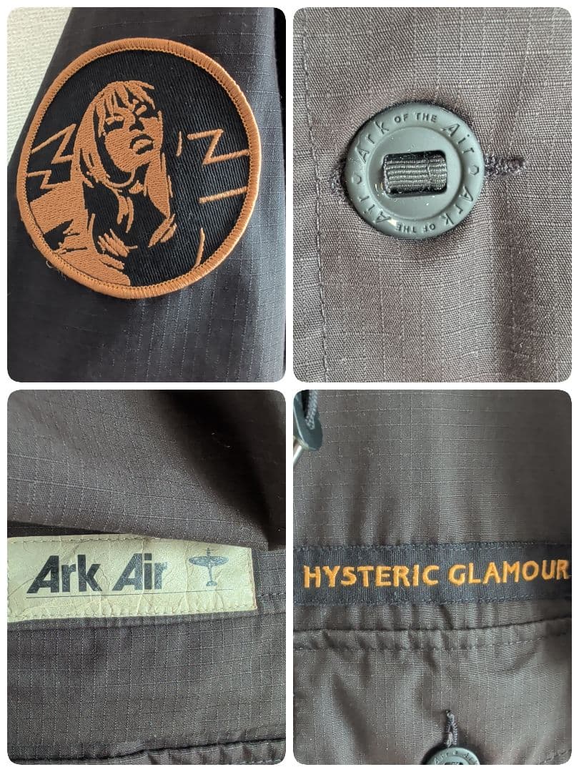 即完品 ヒステリックグラマー × アークエア アンライニング スモック 英国製