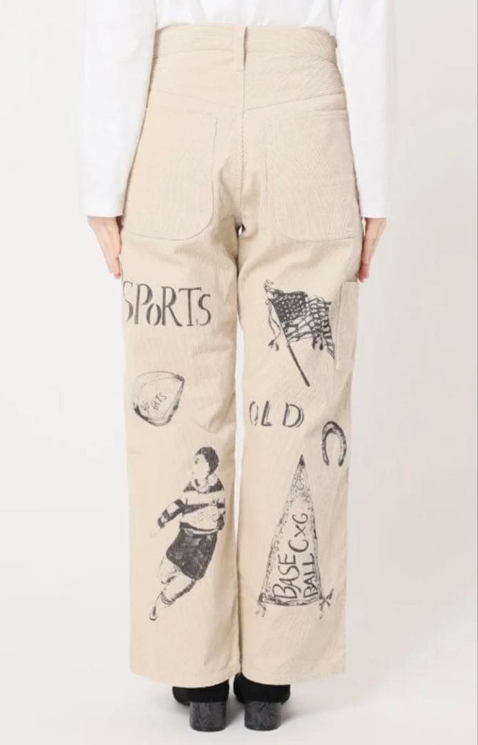 FRAMeWORK rakugaki 1984 PAYDAY 別注パンツ 38