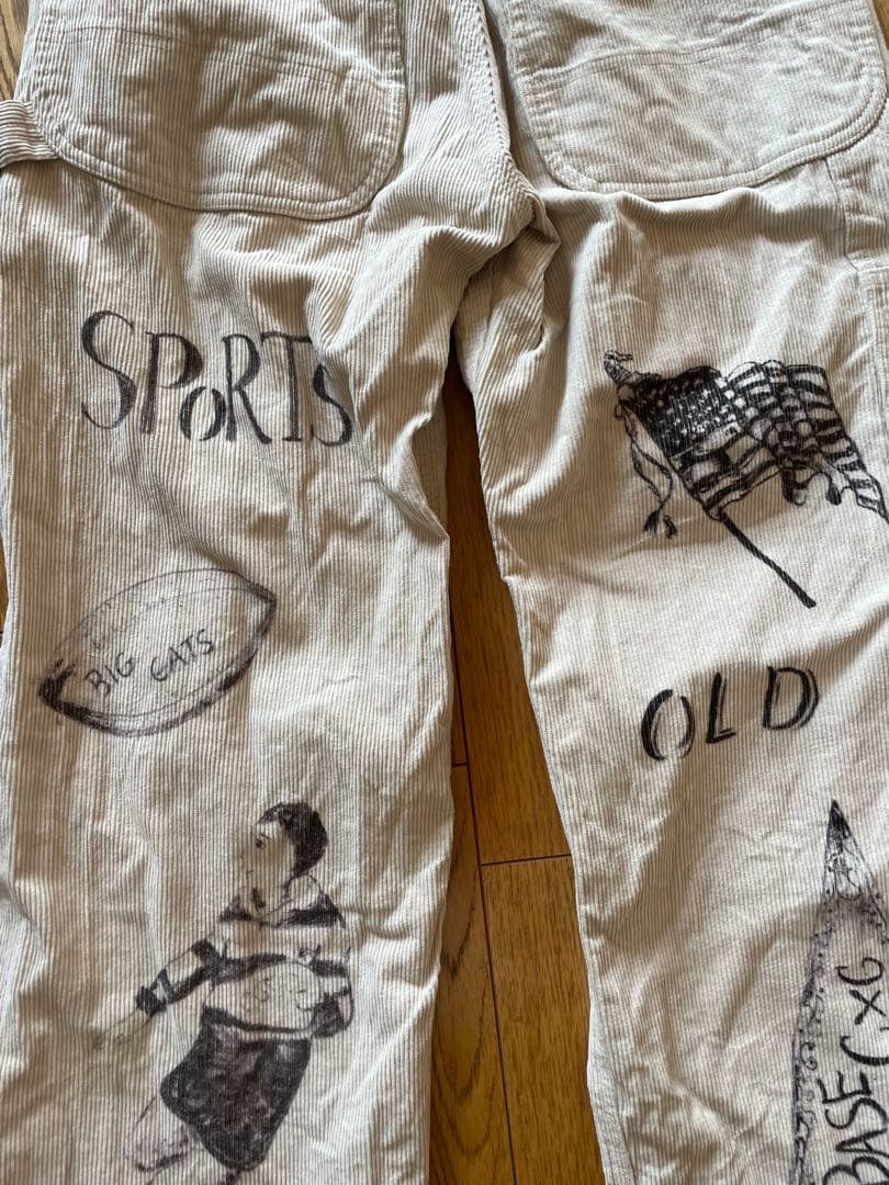 FRAMeWORK rakugaki 1984 PAYDAY 別注パンツ 38