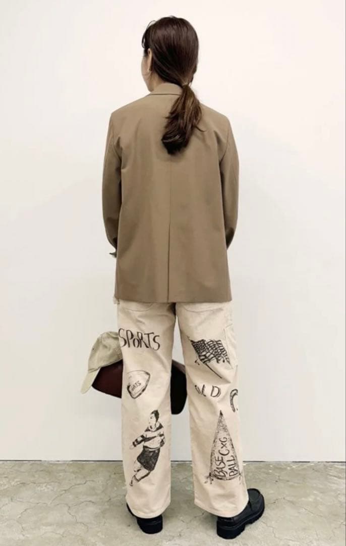 FRAMeWORK rakugaki 1984 PAYDAY 別注パンツ 38