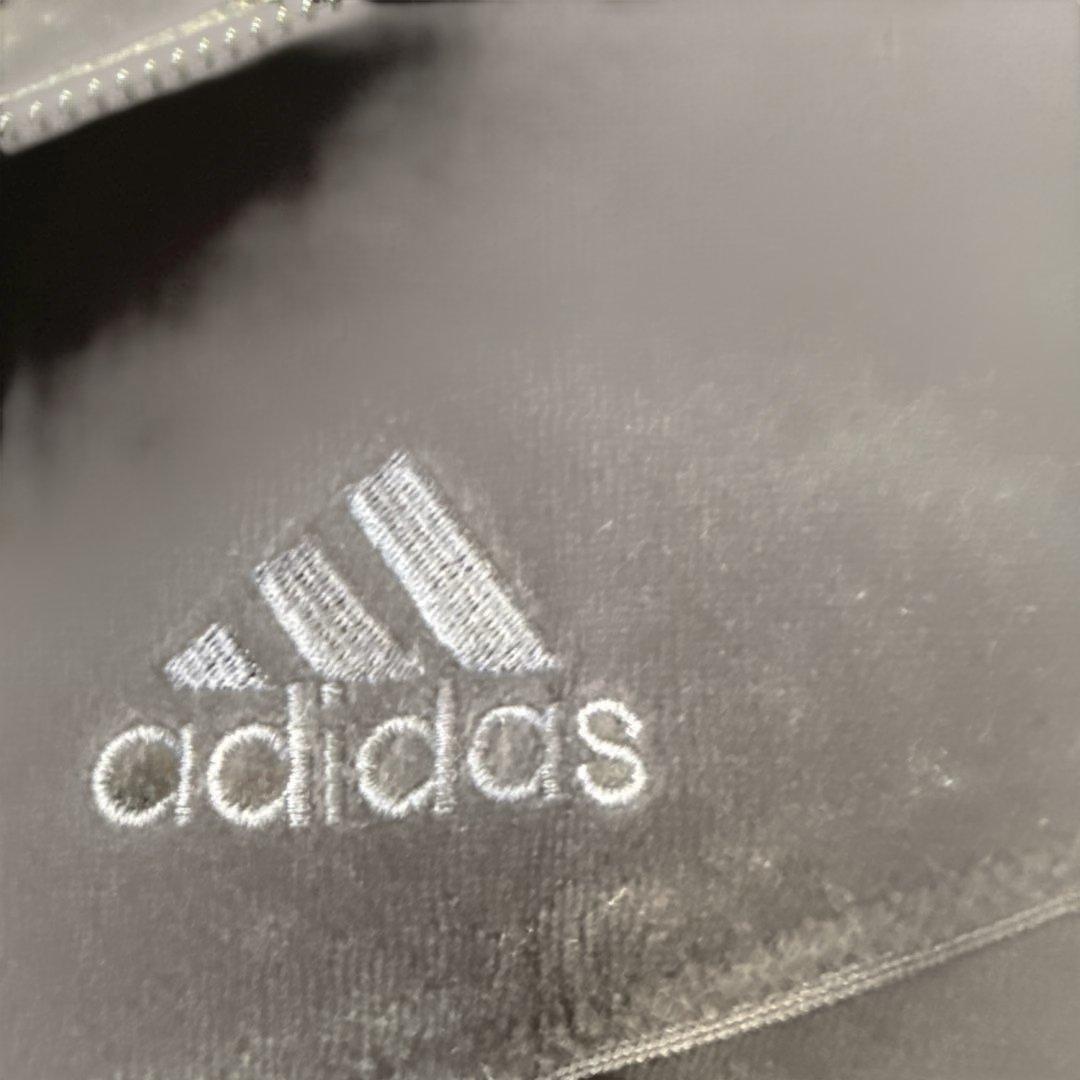 adidas 黒 ベロアジャージ　セットアップ　上下Ｍサイズ