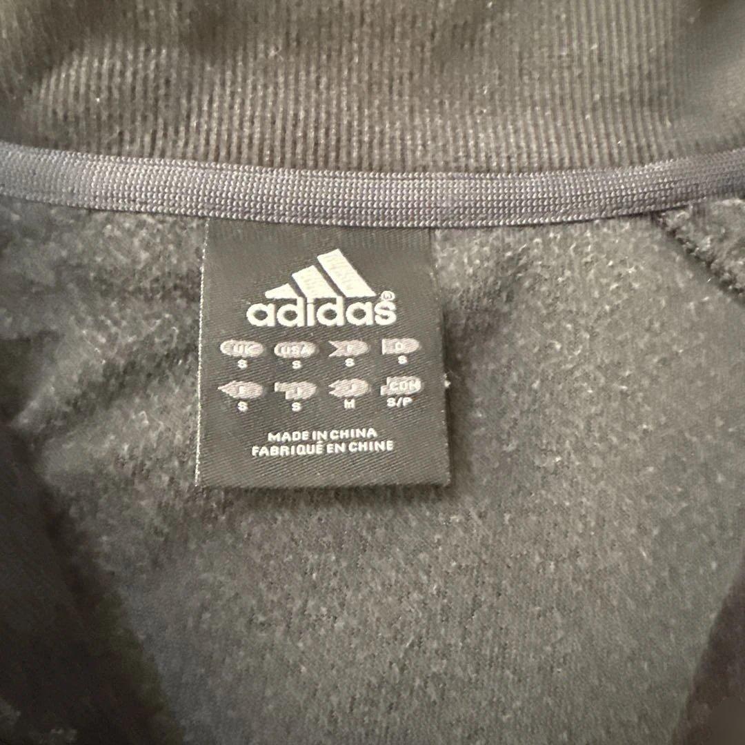 adidas 黒 ベロアジャージ　セットアップ　上下Ｍサイズ