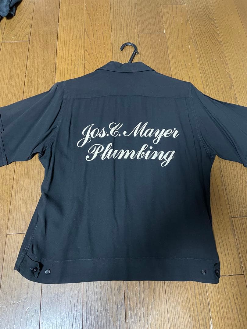 King Lowe ボーリングシャツ 黒　ヴィンテージ50s M