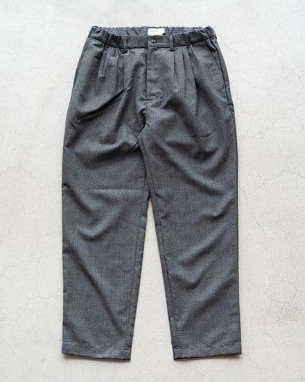 STILL BY HAND スティルバイハンド ウールナイロン4タックパンツ